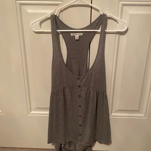 American eagle light weight gray tank! size medium!